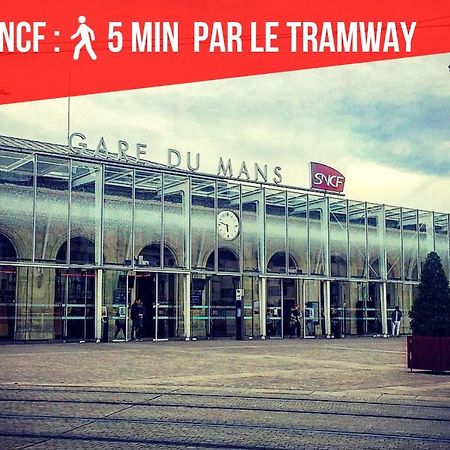 Tramway 9 Jaures Cosy Proche Gare Lägenhet Le Mans Exteriör bild